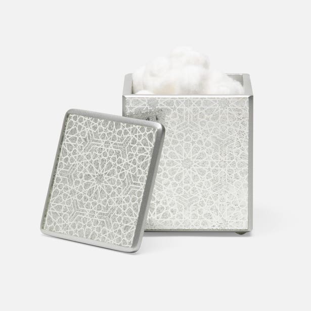 Caro Painted Mirror Canister