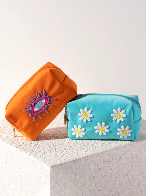 Zip Joy Evil Eye Orange Pouch