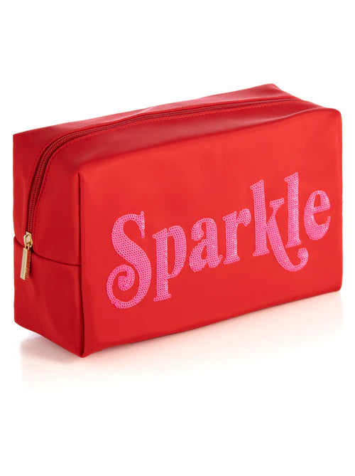 Cara Sparkle Cosmetic Pouch