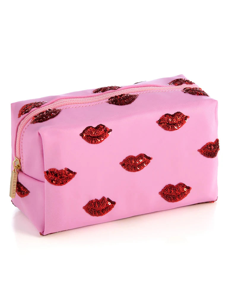 Cara Lips Pattern Cosmetic Pouch