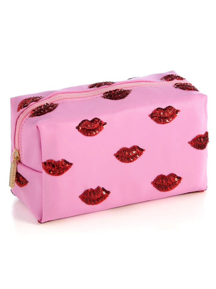 Cara Lips Pattern Cosmetic Pouch