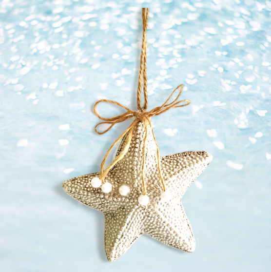 Starfish w/Beads Ornament