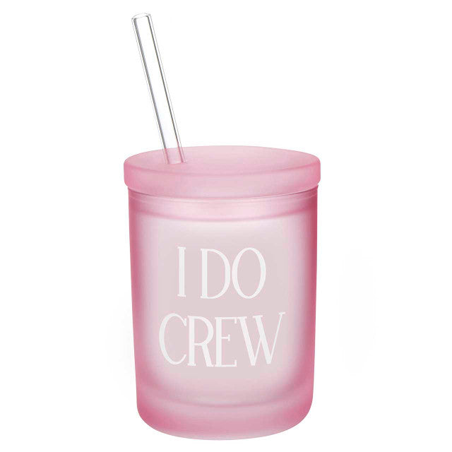 Slant Wedding Glass With Lid