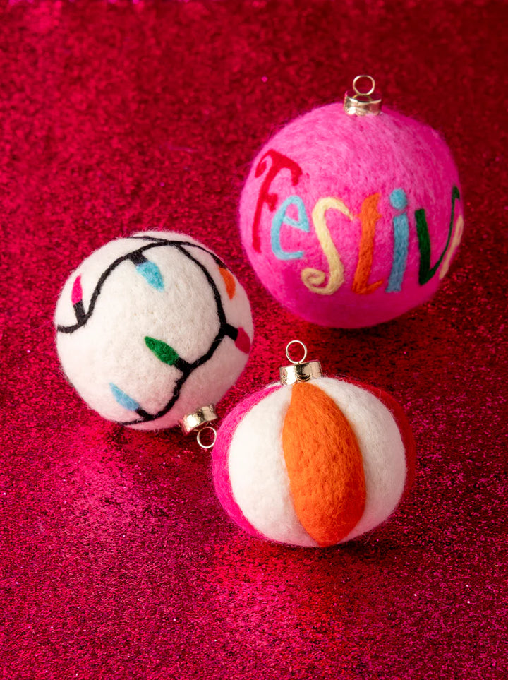 Festive Assorted Multi Ornaments Set