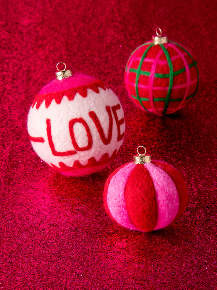 Love Assorted Multi Ornaments Set