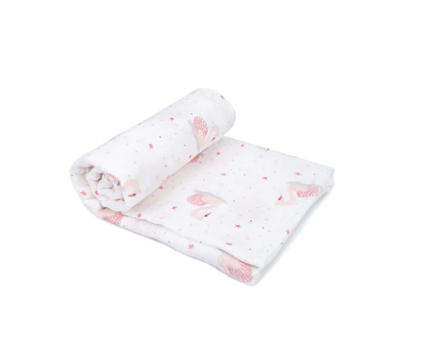 Blanket French Swan & Rattle Gift Set