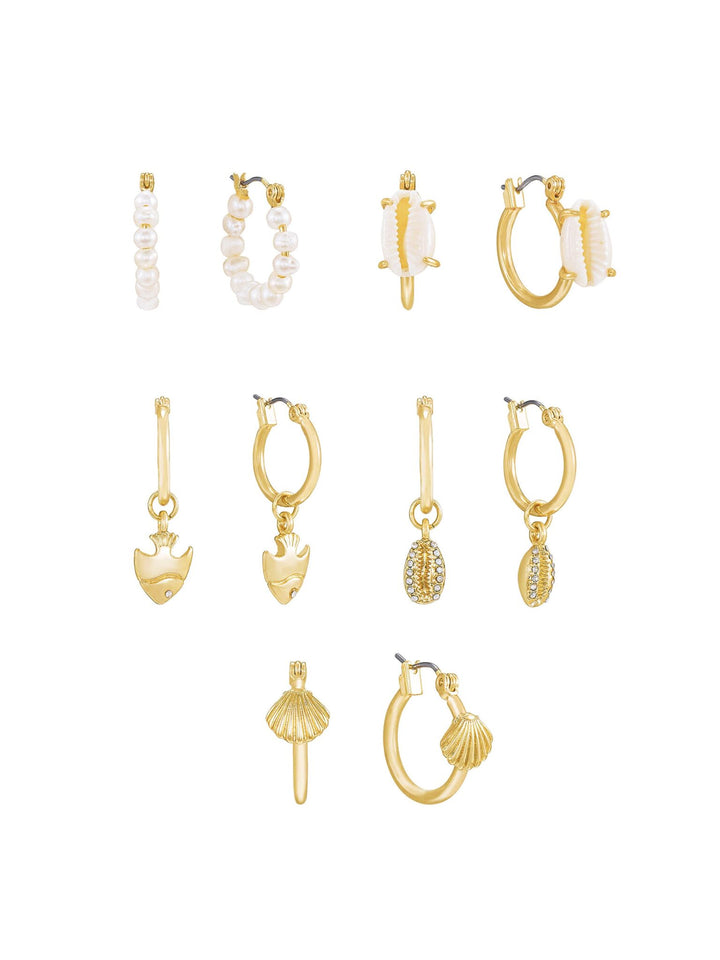 Sun Searcher Mini Set of 5 18K Hoop