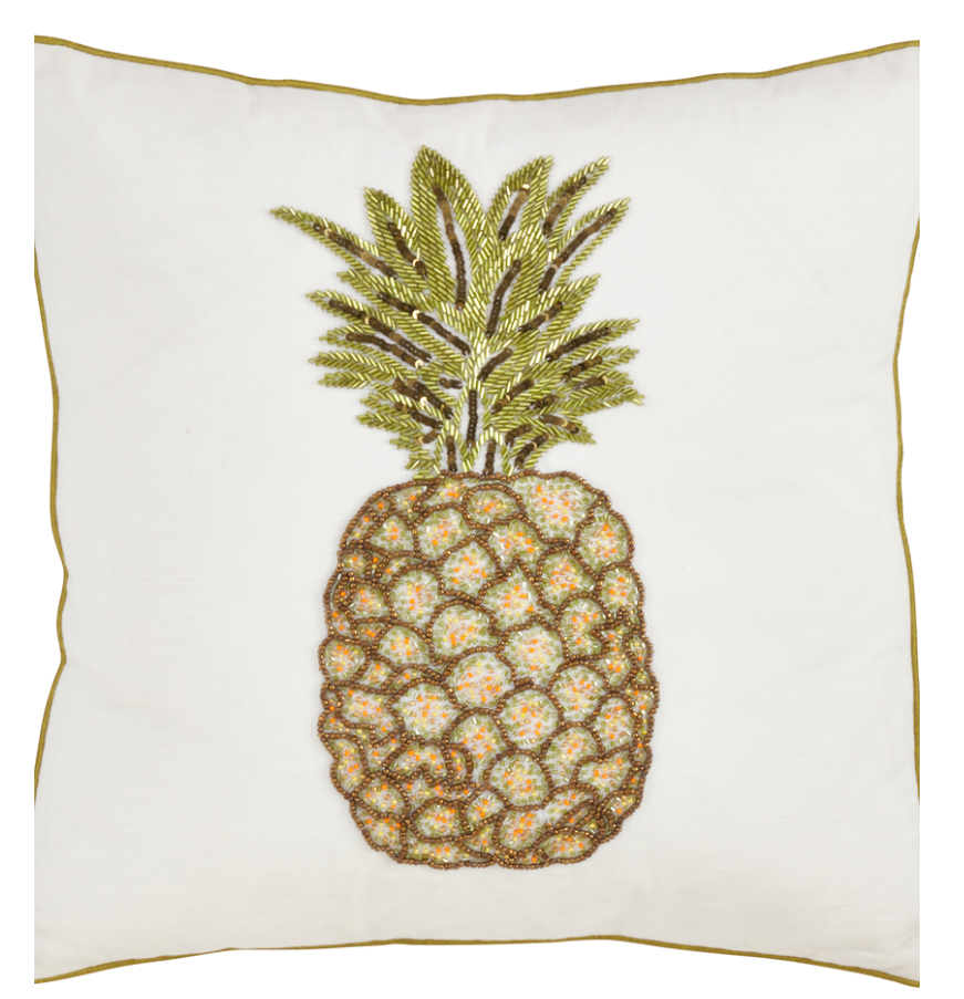 Beaded Pillow - Poly Filled