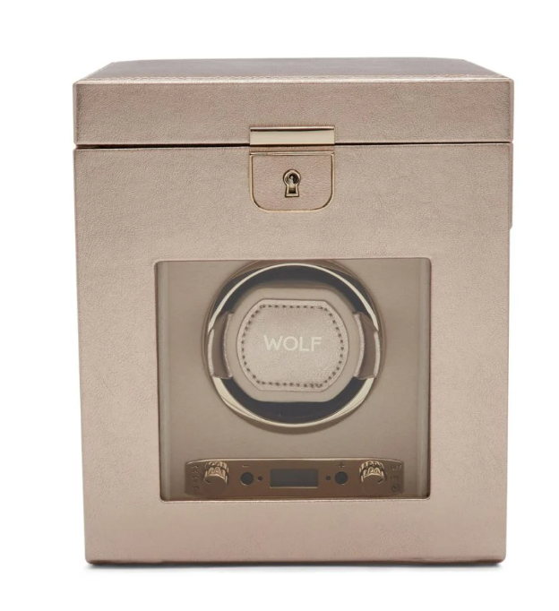 Palermo Single Watch Winder With Jewellery Storage