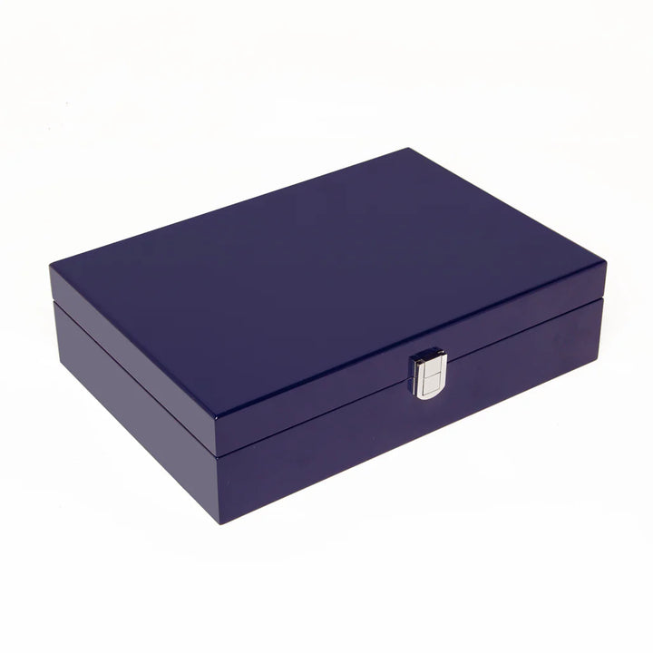 Playing Cards Set / Jewellery Box Blue Lacquer