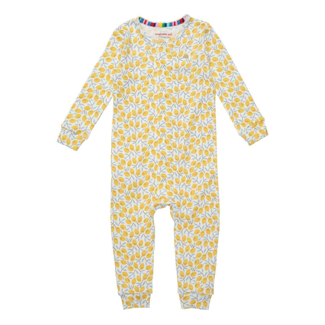 Easy Peasy Lemon Squeezy Organic Cotton Magnetic Coverall