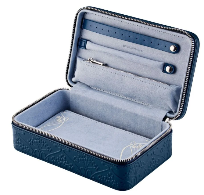 WOLF X LIBERTY All Over Ianthe Medium Jewellery Zip Case
