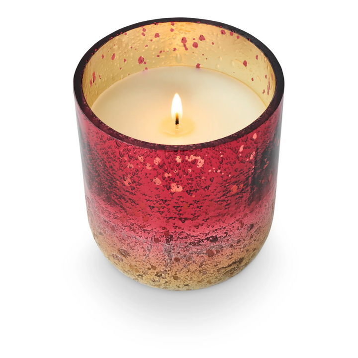 Cranberry Currant Small Radiant Glass Candle
