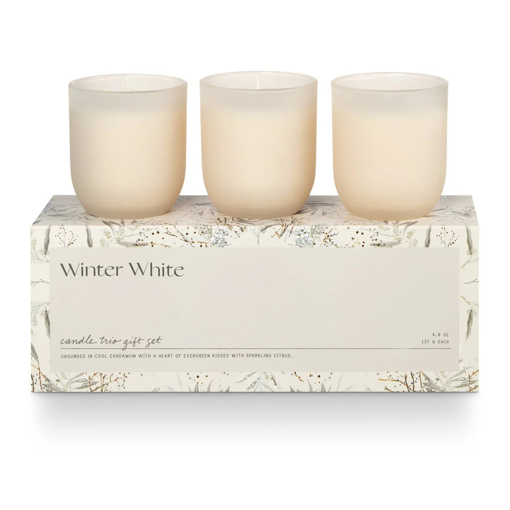 Winter White Candle Gift Set