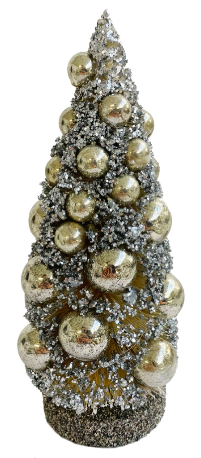 Twig Tree Silver Glitter