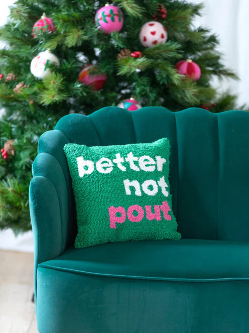 Better Not Pout Decorative Pillow