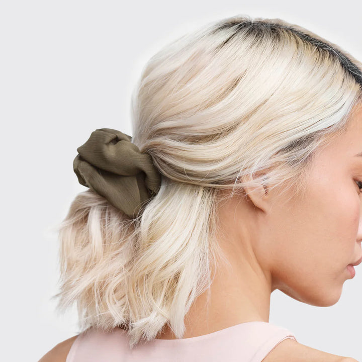 Crepe Scrunchies Moss
