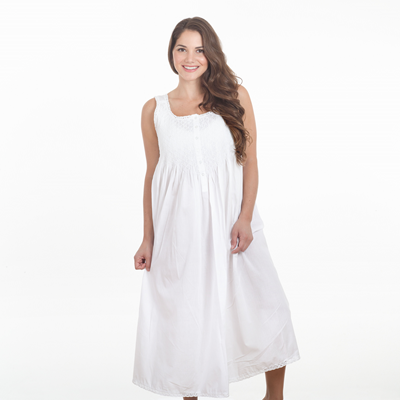 Saro Nightgown Embroidered