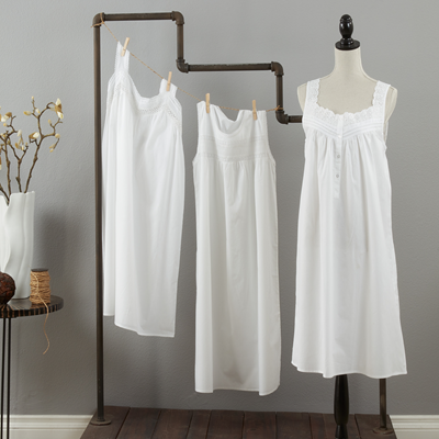 Saro Nightgown Embroidered