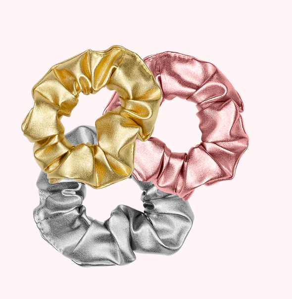 Metallic Scrunchie Set