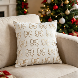Bows Pillow Down Filled