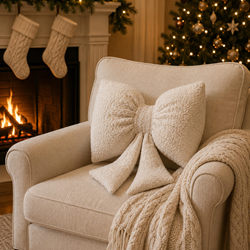Bow Shaped Pillow - Poly Filled