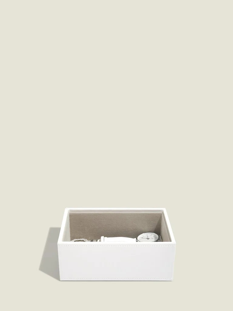 Stackers Mini White Deep Open Tray