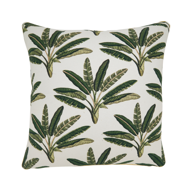Palm Tree Pillow - Down Filled | Green