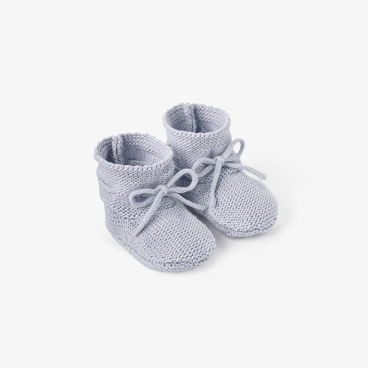 Garter Knit Baby Booties