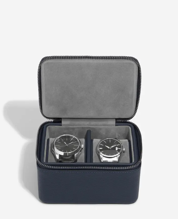 Travel Watch Box Double Zipped