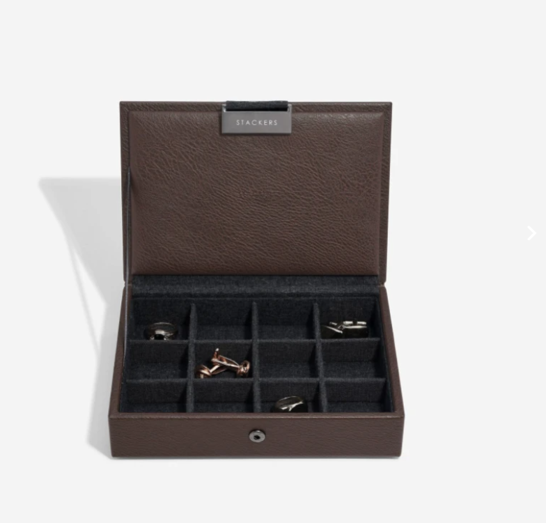 Cufflink Lidded Box