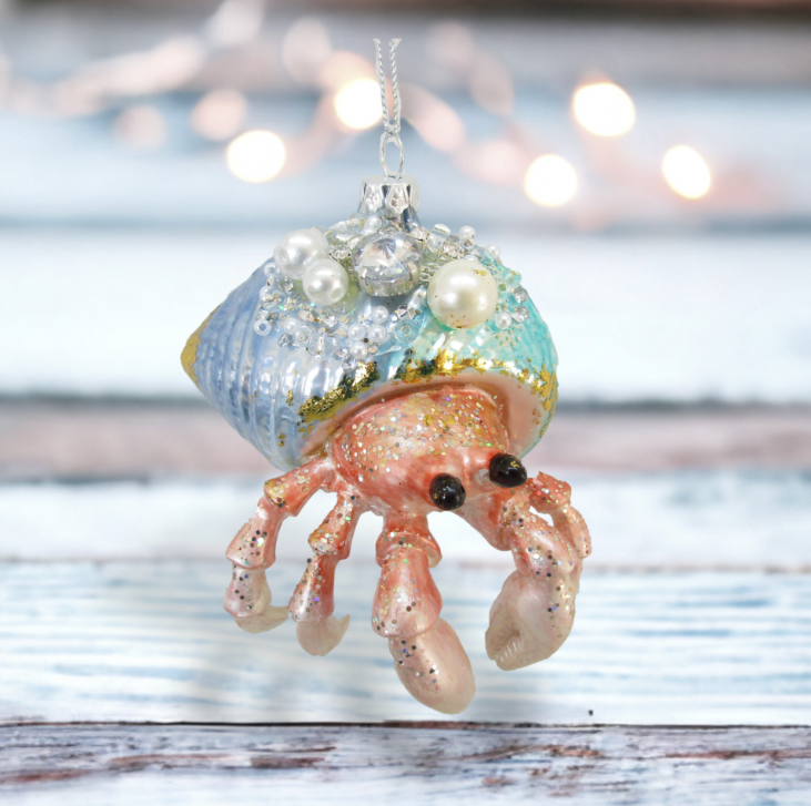 Jeweled Hermit Crab Ornament
