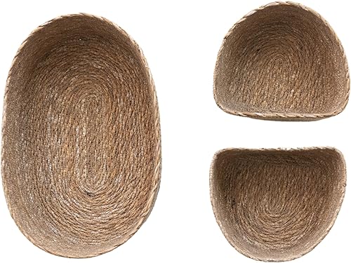 Baskets Hand-Woven Seagrass w Lid
