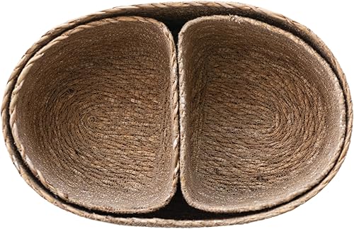 Baskets Hand-Woven Seagrass w Lid