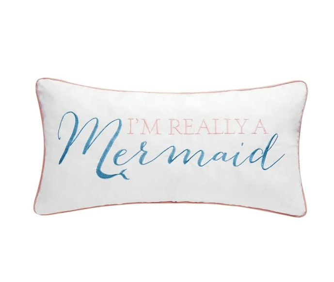 I`m Really A Mermaid Throw Decorative Pillow