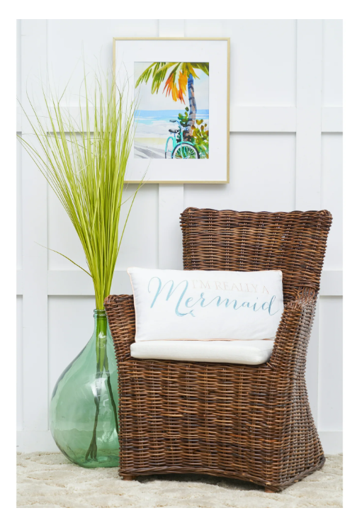 I`m Really A Mermaid Throw Decorative Pillow