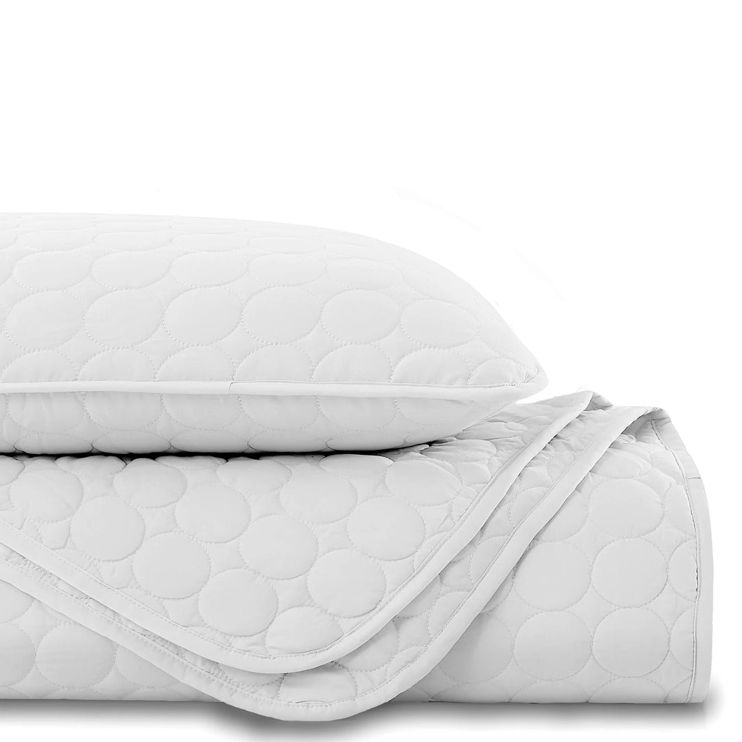 Circle Embroidered Quilt Set