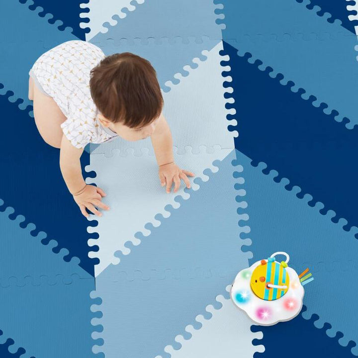 Geo Blue Ombre Floor Tiles