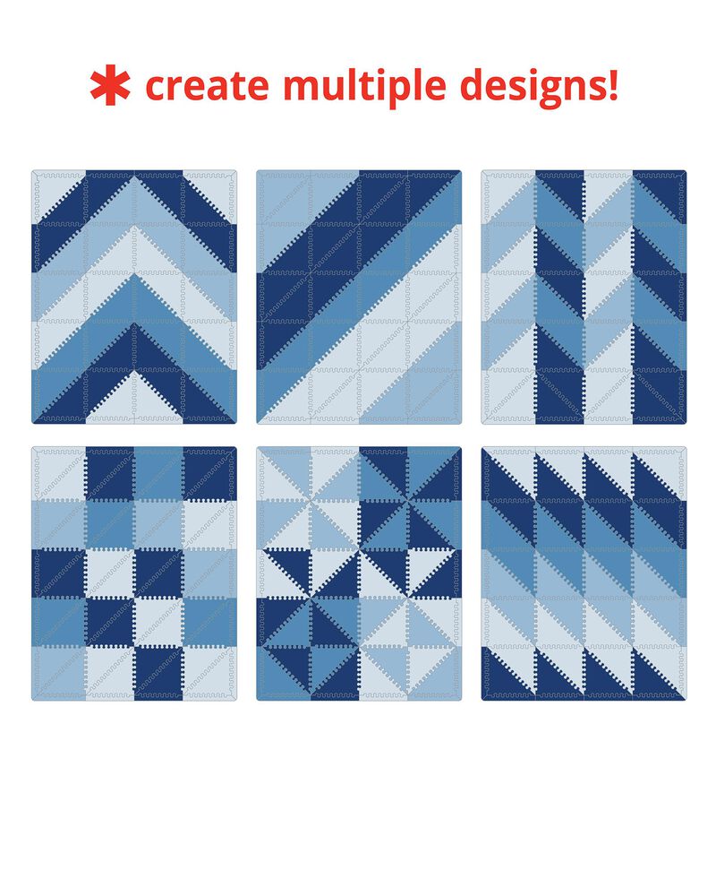 Geo Blue Ombre Floor Tiles