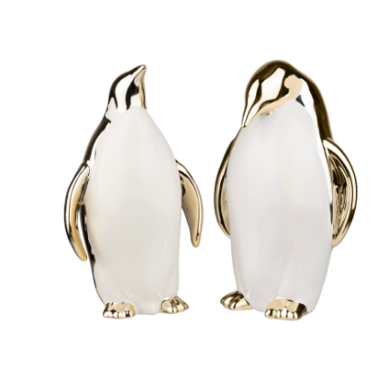 Ceramic Penguin Table Piece