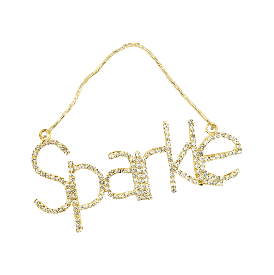 Ornament Clear Rhinestone SPARKLE