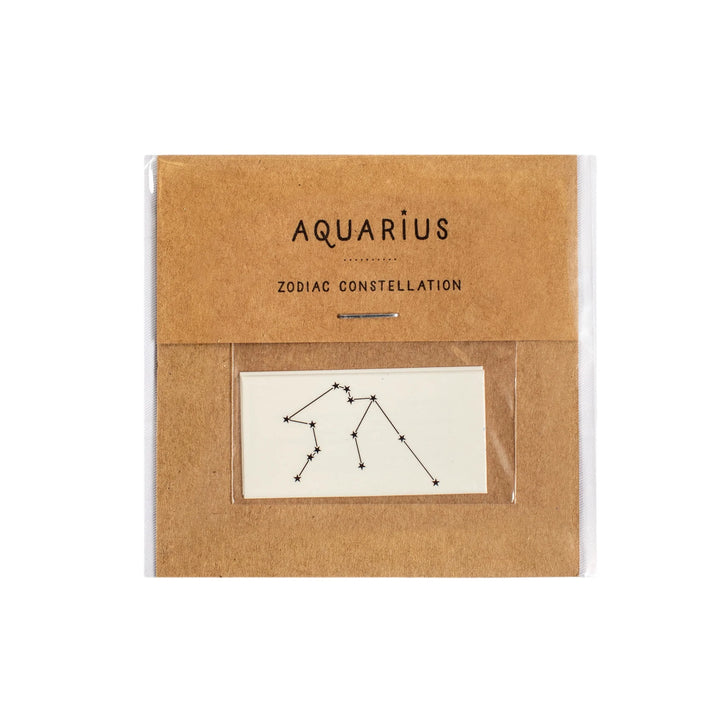 Zodiac Constellations Temporary Tattoo