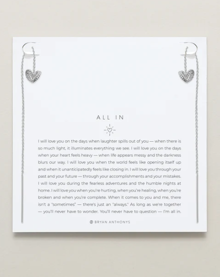 All In Threader Earrings