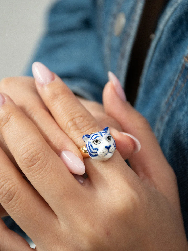 Blue Tiger Ring