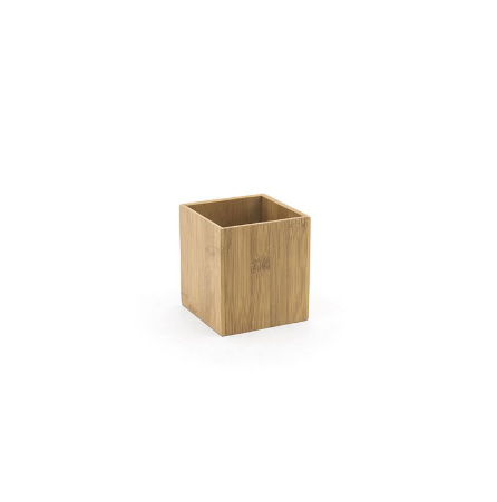 3.75" Square Bali Holder - Natural