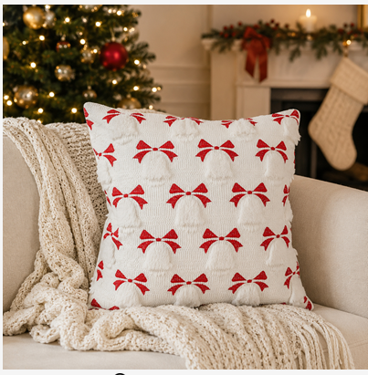 Bows Pillow Down Filled