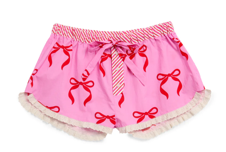 Shiraleah Bow Boxer Short | Pink