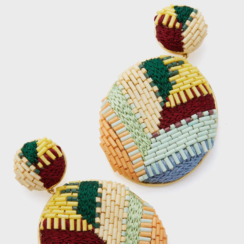 Multi Maleek Double Drop Earrings