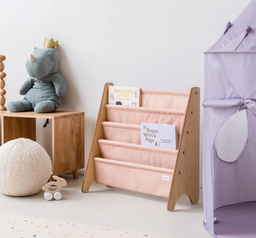 Book Rack Recycled Fabric