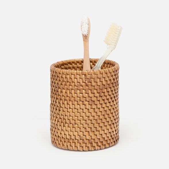 Dalton Rattan Bath Accessories